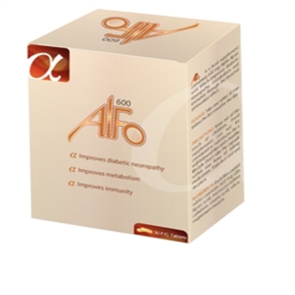 Alfo Alpha Lipoic Acid 600Mg 30 Tablets