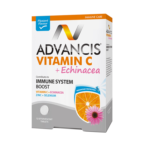 Advancis Vitamin C + Echinacea+Zinc+ Selenium 12Eff Tab